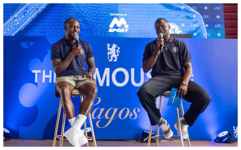 Victor Moses interview in Nigeria (Photo credit: Pulse Sports Nigeria)