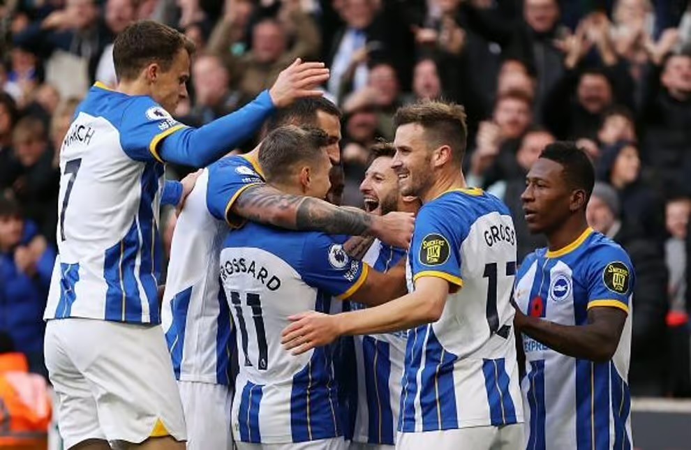 Brighton 3-0 wolves. (photo credit: brighton via x)