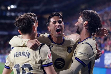 Osasuna 1-2 Barcelona. (photo credit: barcelona media)