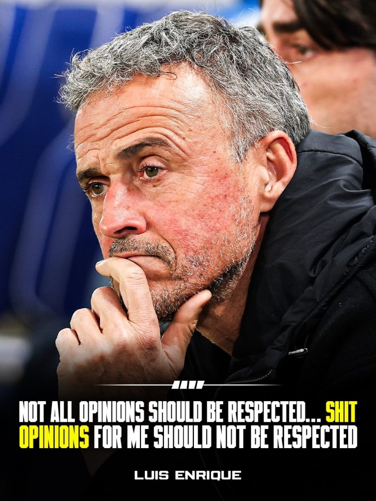 “Not All Opinions Deserve Respect” Luis Enrique Fires Back at Critics After 5–4 Thriller. (photo credit: fabrizio via x )