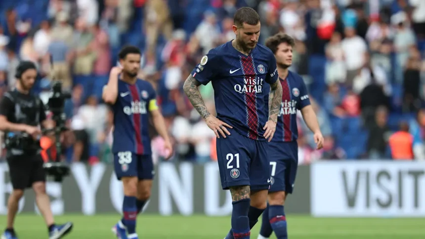 psg 2-2 lorient. (photo credit: psg via x)