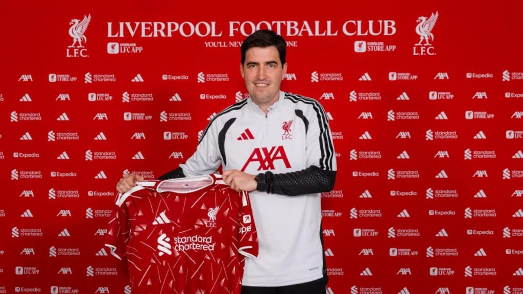 Andoni Iraola Signs with Liverpool (Photo credit: Liverpool media)