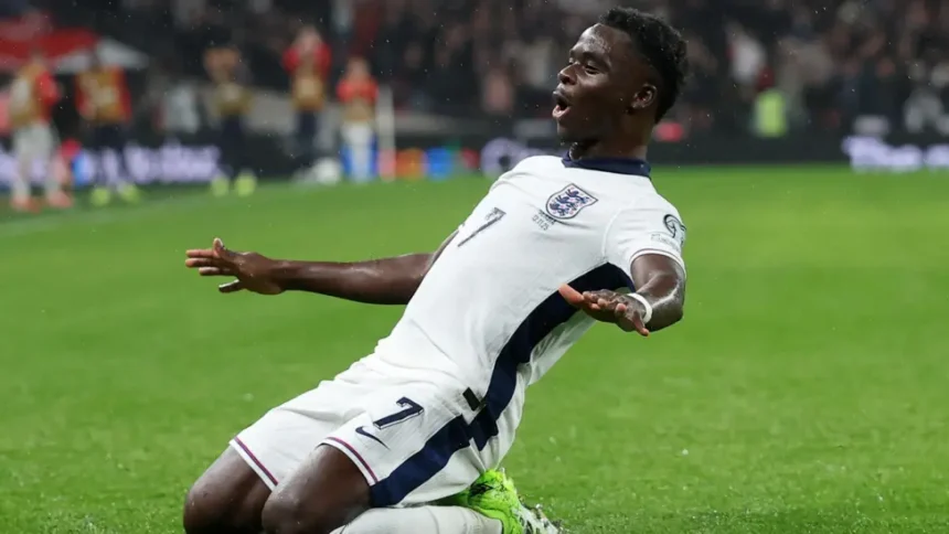 Bukayo saka. (photo credit: bbc media)