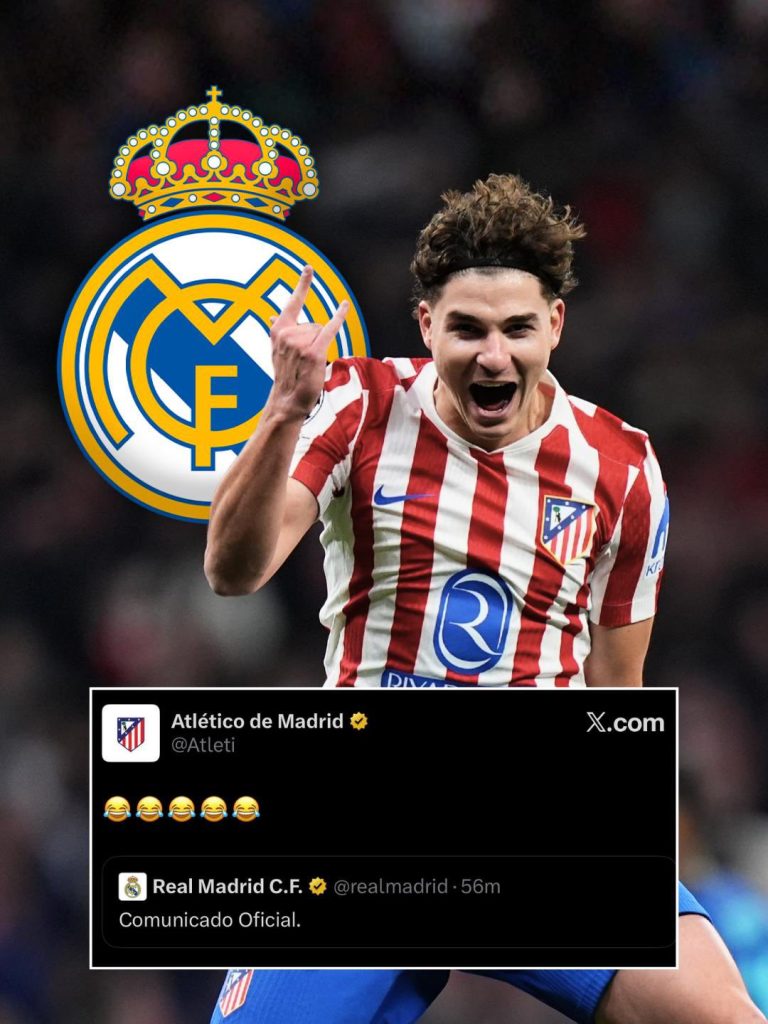 Atlético Madrid Fire Back at Real Madrid After €150m Julián Álvarez Bid: “We Are Not Considering Any Offer” - Photo Credit : Softfootball Media