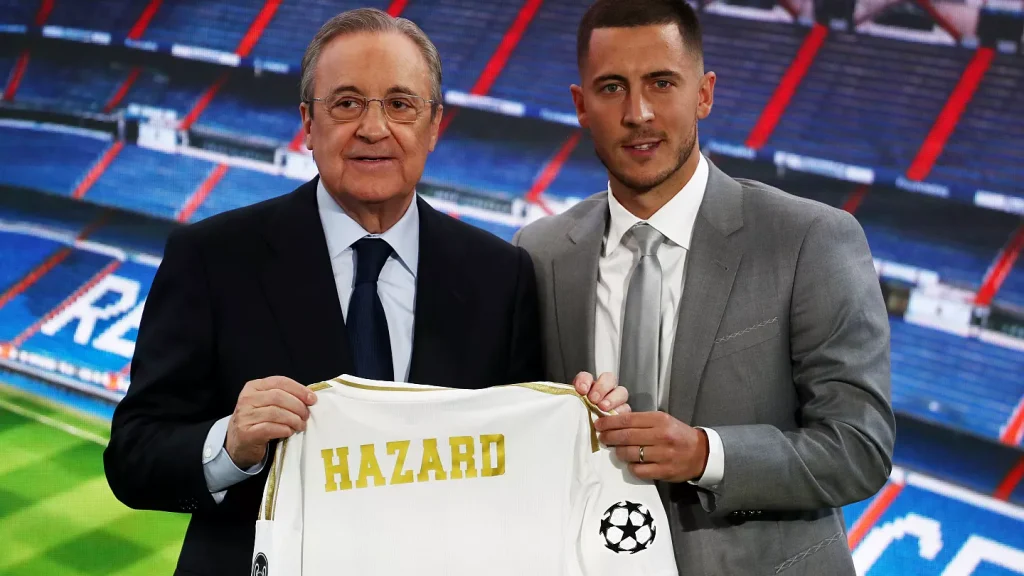 Belgian star Eden Hazard unveiled as Real Madrid player - Photo Credit : Euronews