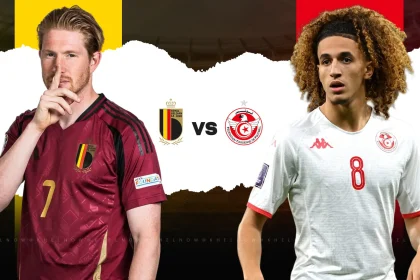 Belgium Face Tunisia in international friendly match- Photo credit: X media