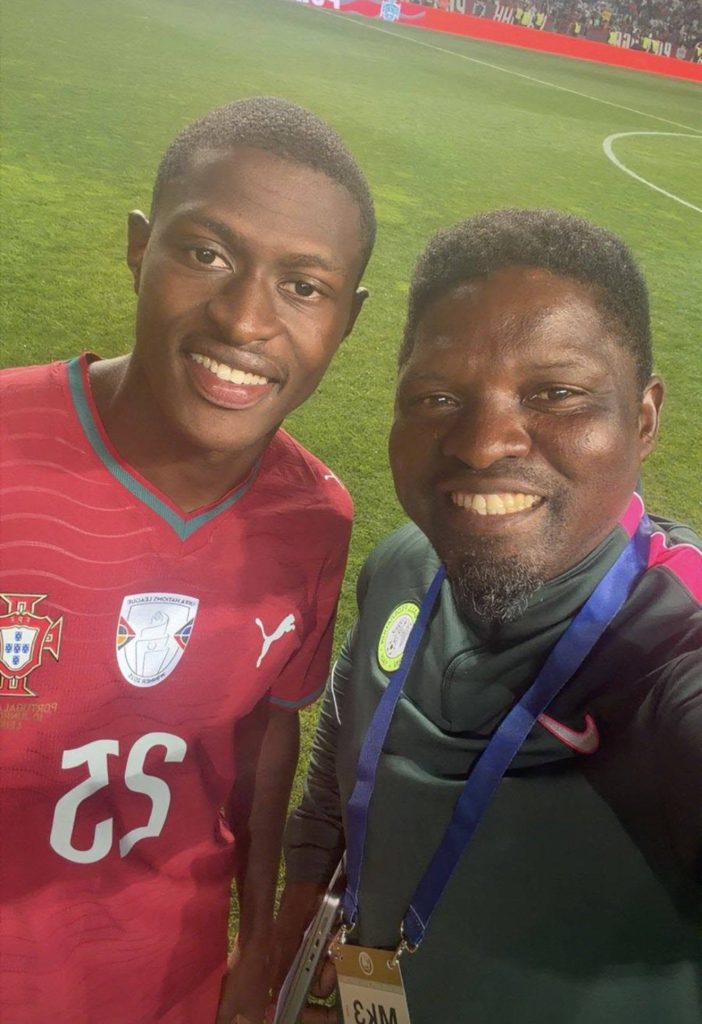 Daniel Ogunmodede Shares Unforgettable Moments With Nuno Mendes During June International Break - Photo Credit : Julie Sports, Facebook