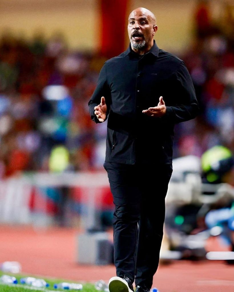 Eric Chelle During Nigeria 2-1 loss to Portugal - Photo Credit : Softfootball Media
