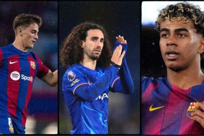 Gavi, Marc Cucurella & Lamine Yamal - Photo Credit : Softfootball Media