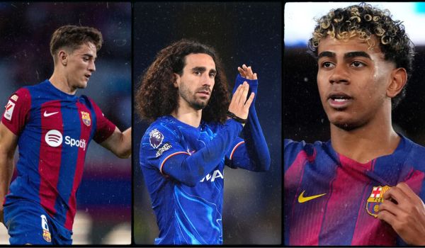 Gavi, Marc Cucurella & Lamine Yamal - Photo Credit : Softfootball Media