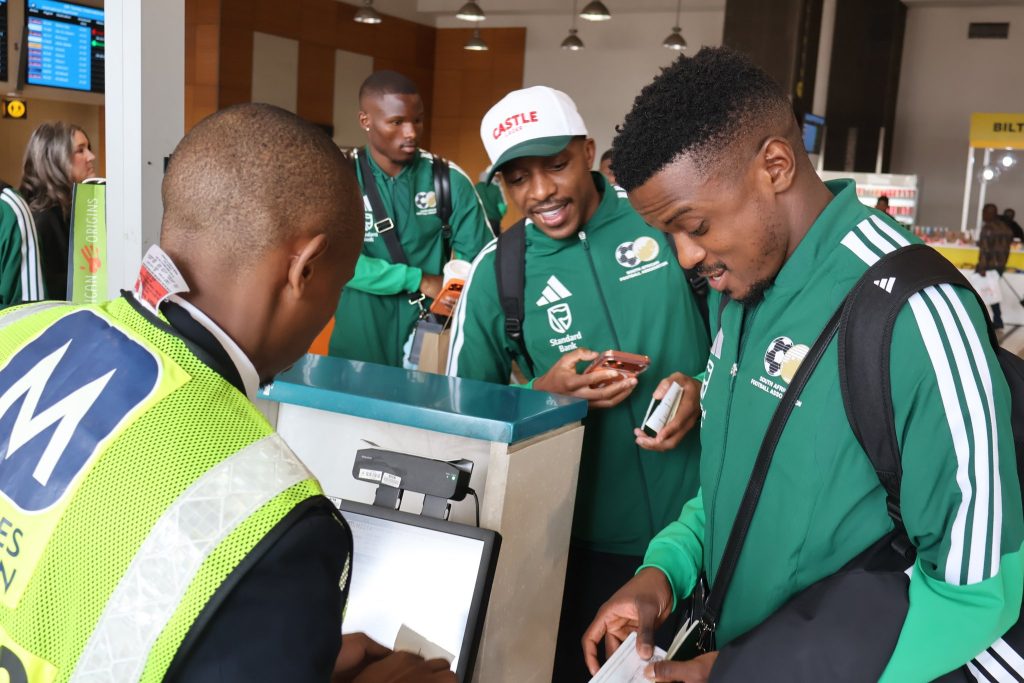 South Africa national football team officially depart for their 2026 FIFA World Cup base camp in Mexico- Photo credit: Bafana Bafana media