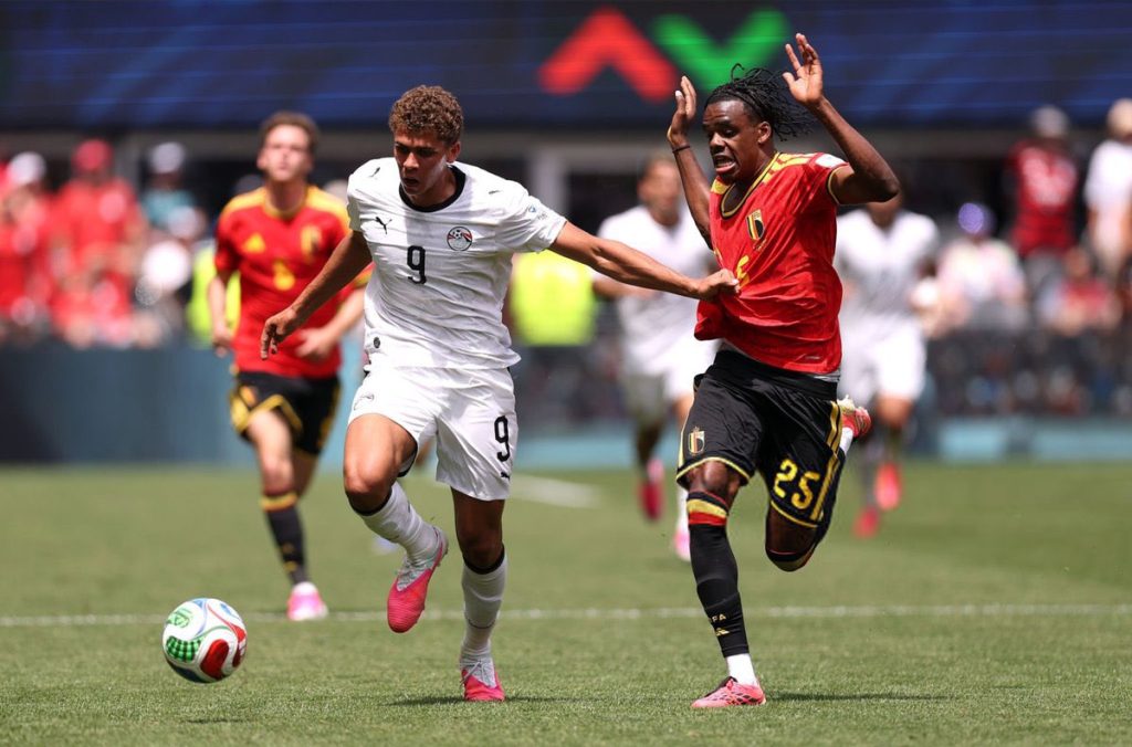 Hamza Abdelkader become the youngest player ever to feature for Egypt at a World Cup- Photo credit: Fabrizio Romano via X