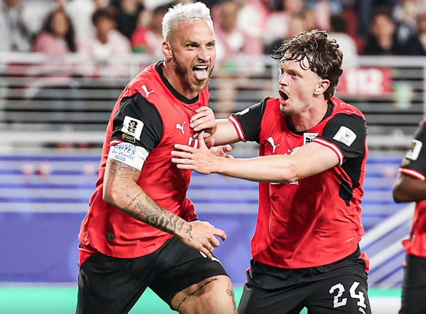 Austria beat Jordan in their opening World Cup game- Photo credit: X media