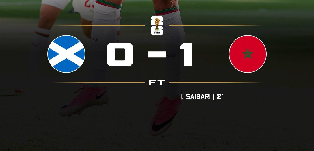 Morocco secured a narrow 1-0 victory over Scotland- Photo credit: X media