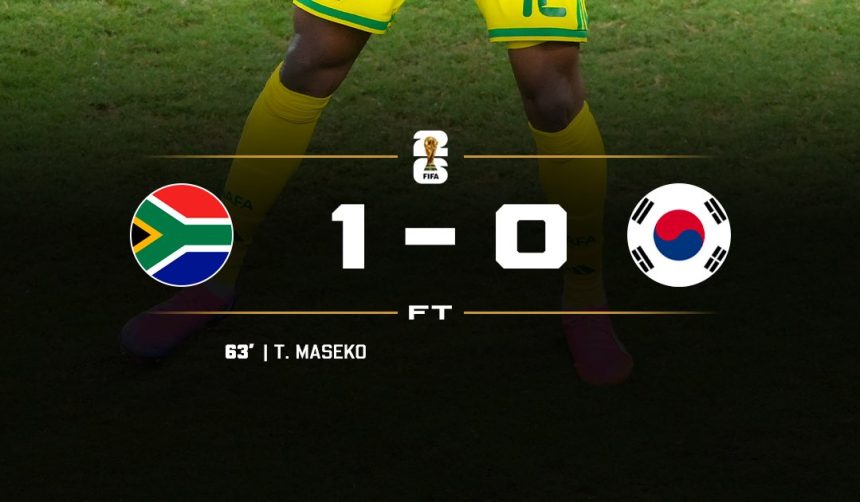 South Africa beat South Korea and fly to next World Cup round- Photo credit: X media