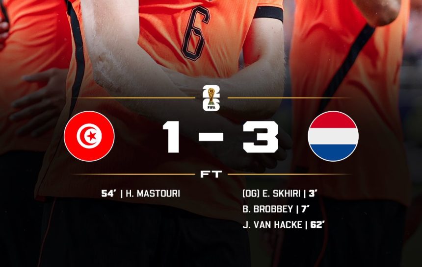 Netherlands secures top spot in Group F- Photo credit: X media