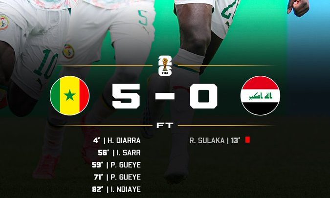 Senegal secure their first win of FIFAWorldCup 2026- Photo credit: X media