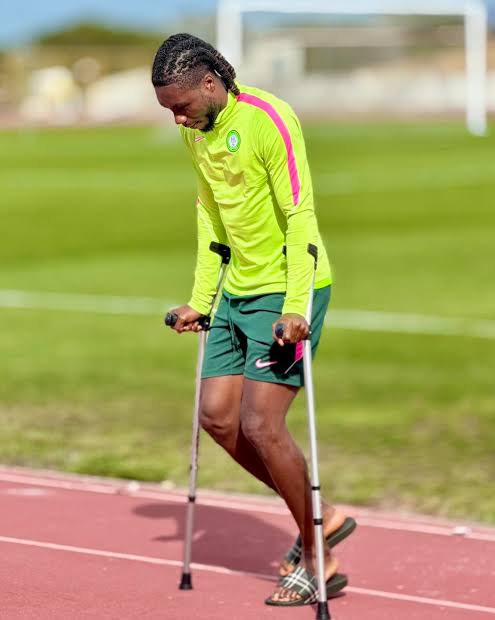 Igho Ogbu Suffers Suspected Achilles Rupture - Photo Credit : Softfootball Media