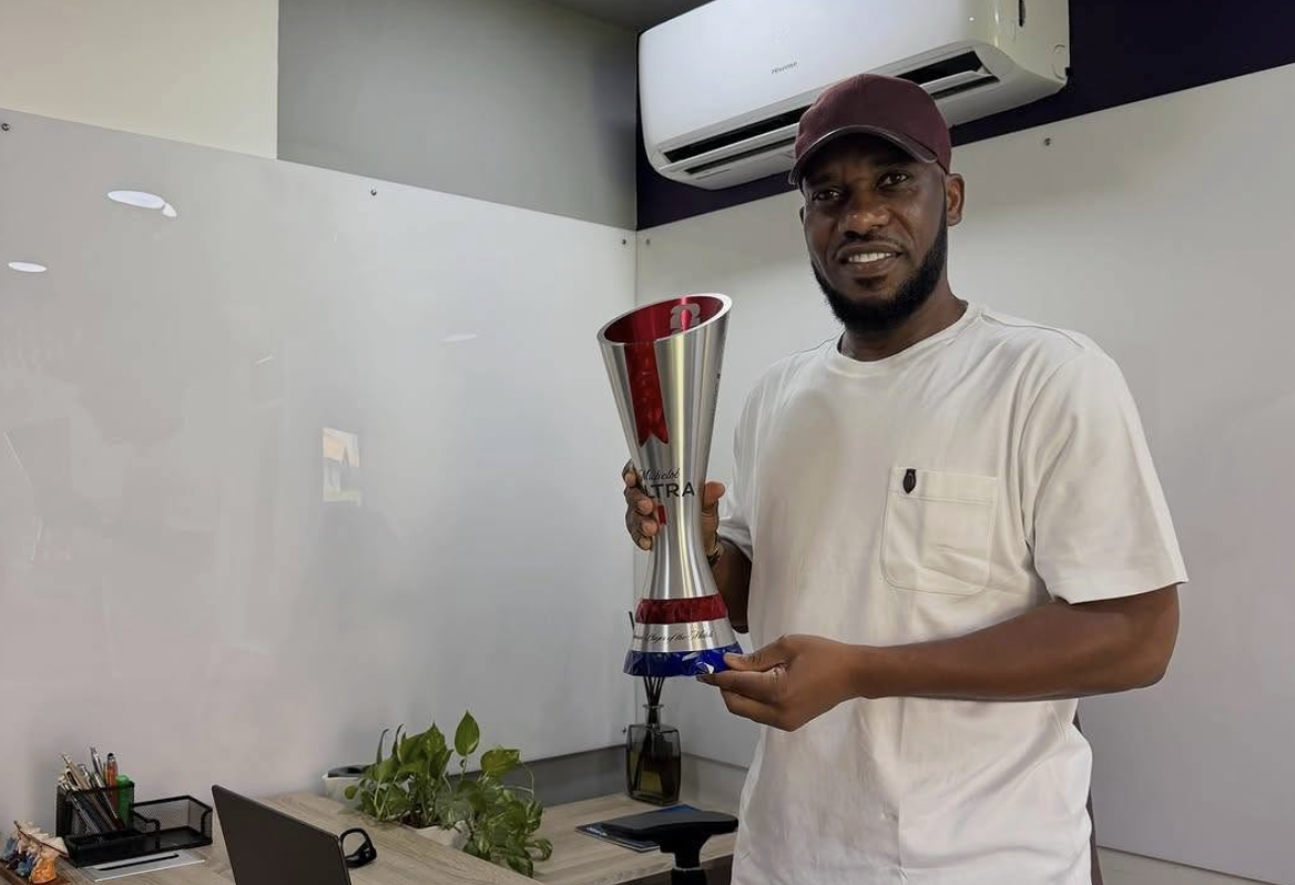 Jay‑Jay Okocha Finally Receives Superior Player of the Match Award for Iconic 1998 Win Over Spain - Photo Credit : Softfootball Media