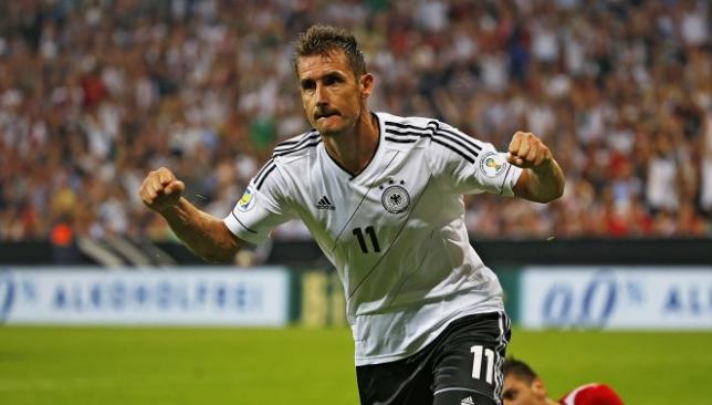 Miroslav Klose representing Germany - Photo Credit : Sports360