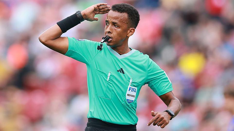 Omar Artan (also known as Omar Abdulkadir Artan) from Somalia, who was denied entry into the United States for the World Cup - Photo Credit : BBC