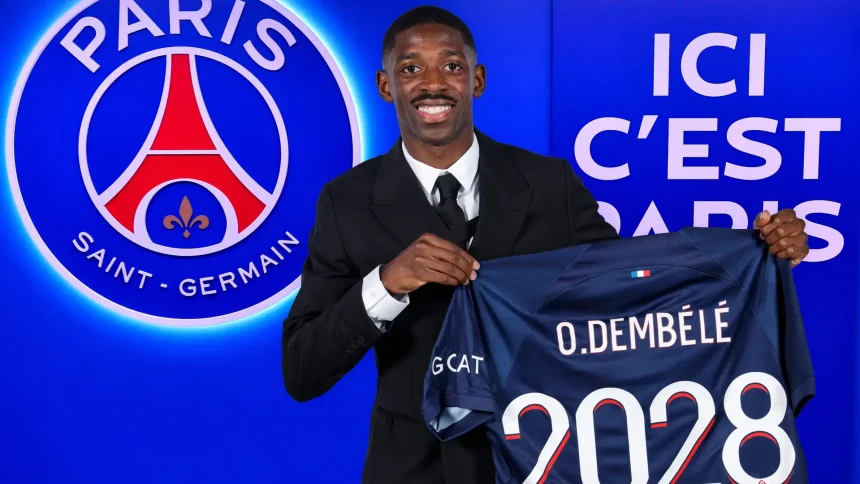 Ousmane Dembélé Leaves Barcelona to PSG - Photo Credit : GOAL