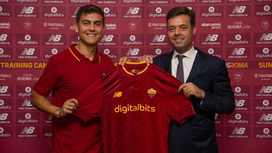 Paulo Dybala joins Roma on 20 July 2022 - Photo Credit : AS Roma