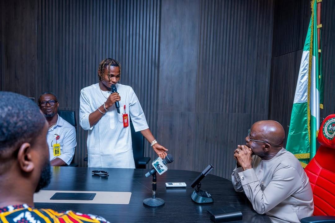Samuel Chukwueze Visits Governor Alex Otti, Praises Progress in Abia After Mother’s Burial - Photo Credit : Softfootball Media