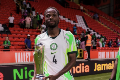 Alhassan Yusuf Celebrating winning the Unity Cup - Photo Credit : Softfootball Media