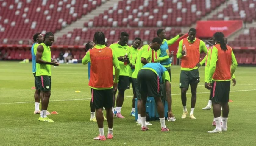 Super Eagles Hold Final Training Session Ahead of Poland Friendly in Warsaw - Photo Credit : Softfootball Media