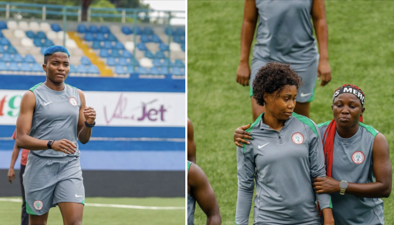 Rasheedat Ajibade Leads Super Falcons as They Conclude Final Training Before Senegal Clash - Photo Credit : Softfootball Media