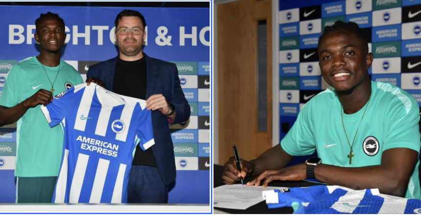 Brighton Win Race for Zadok Yohanna in £21.5m Deal as Nigerian Wonderkid Signs Until 2031 - Photo Credit : Julie Sports