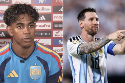 Lamine Yamal and Lionel Messi - Photo Credit : Fabrizio Romano, X