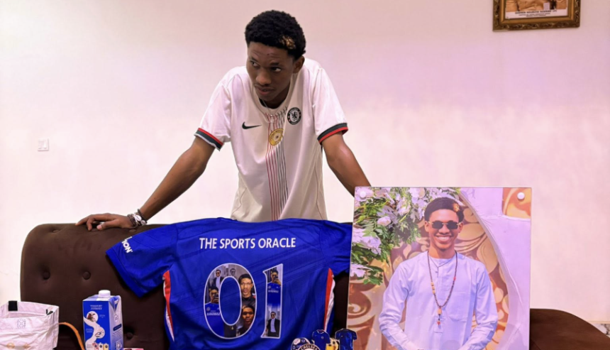 Godson Godwin, popularly known on Facebook as “The Sports Oracle” celebrates his birthday - Photo Credit : Softfootball Media