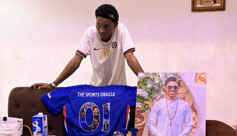 Godson Godwin, popularly known on Facebook as “The Sports Oracle” celebrates his birthday - Photo Credit : Softfootball Media