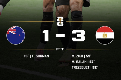 Egypt Claim First World Cup Win With 3–1 Victory Over New Zealand - Photo Credit : Softfootball Media