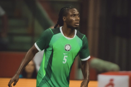 Super Eagles Defender Igho Ogbu - Photo Credit : Softfootball Media