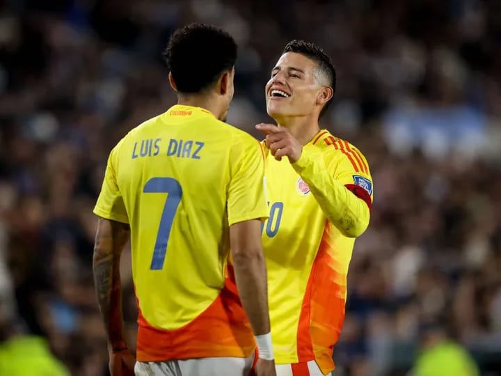 Luis Diaz and James Rodriguez (Photo credit: sport mole)