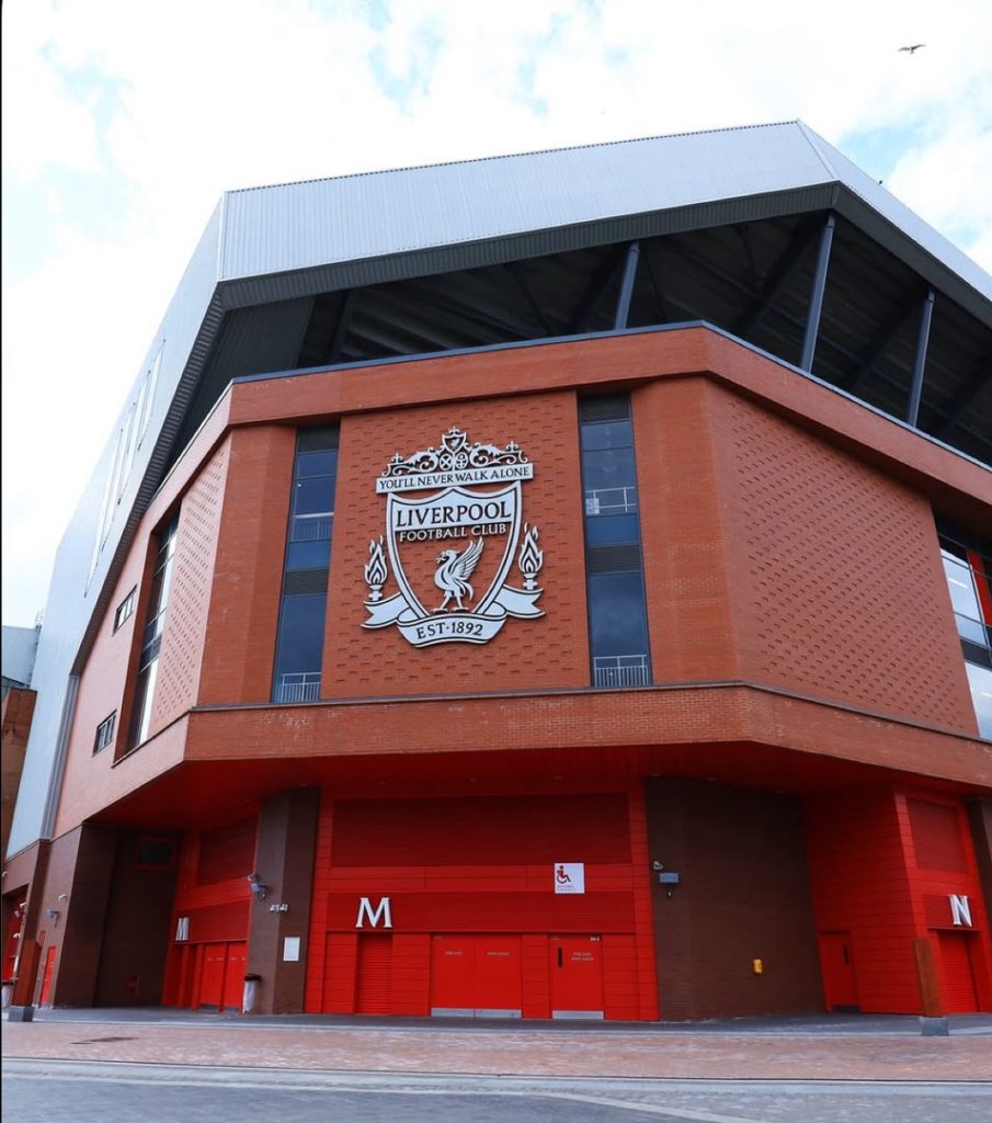 Liverpool stadium Anfield (Photo credit: Liverpool via x)