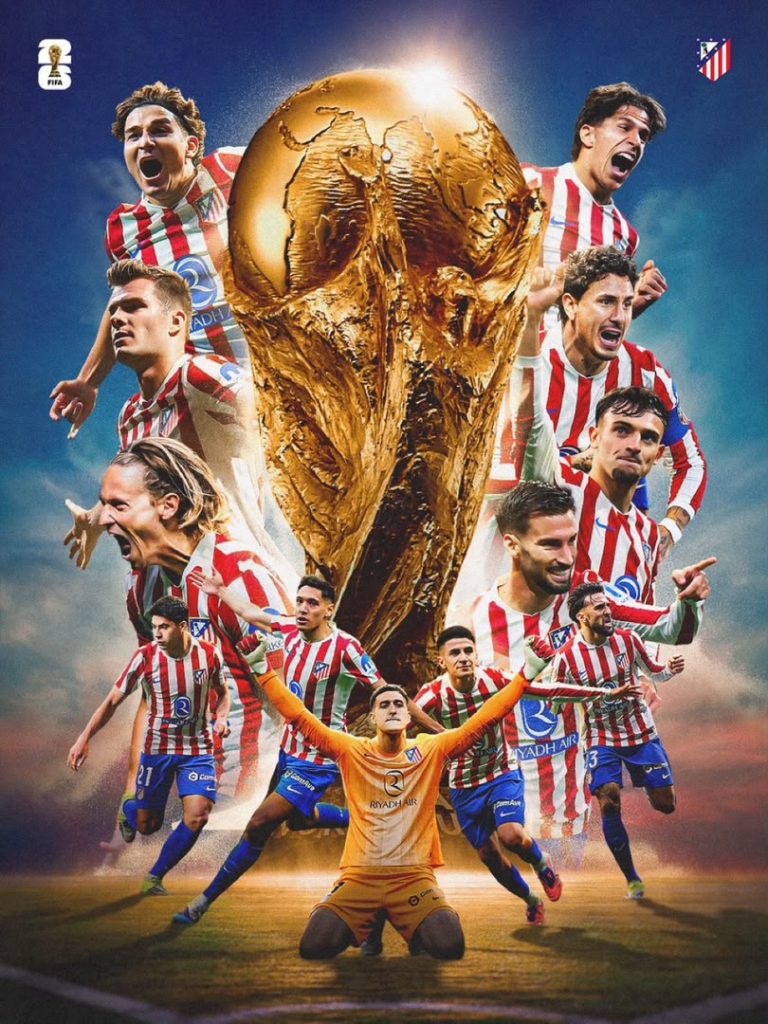Atlético Madrid Sends World Cup Good Luck Message to International Stars (Photo credit: Atletico Madrid media)