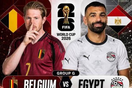 Belgium vs Egypt (Photo credit: Facebook media)