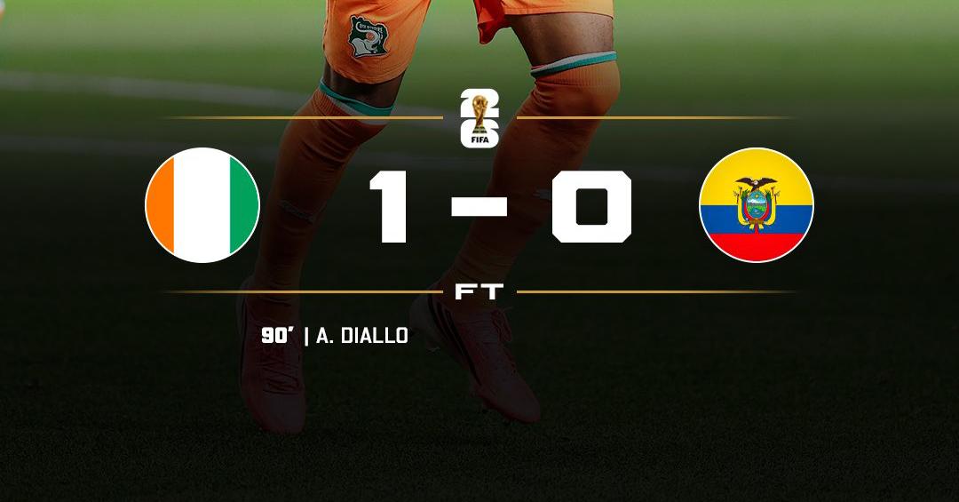 Ivory Coast beat Ecuador 1-0 (Photo credit: Softfootball media)