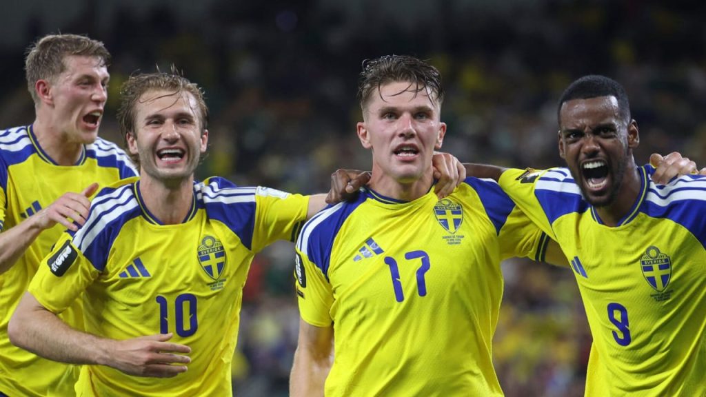 Sweden players (Photo credit: sky Sports)