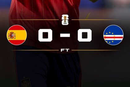 Spain draw 0-0 against Cabe Verde (Photo credit: Softfootball media)