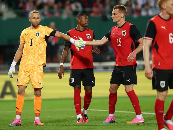 Austria players (Photo credit: sports mole)