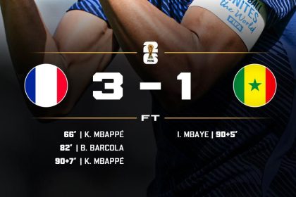 France 3-1 Senegal (Photo credit: Softfootball media)