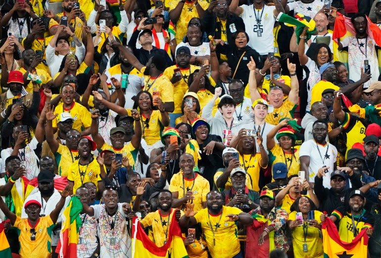Ghana fans at the world Cup (Photo credit: Ajazeera media)