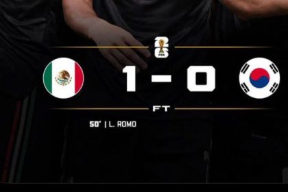 Mexico secure qualification for the knockout stages of the 2026 FIFA World Cup after defeating South Korea 1-0- Photo credit X media