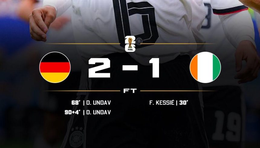 Germany Bear Ivory Coast 2-1 (Photo credit; Softfootball media)