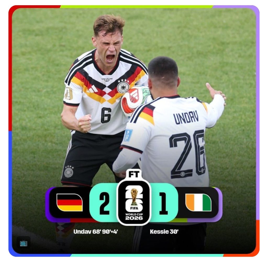 Germany 2-1 Ivory Coast (Photo credit: FIFA)